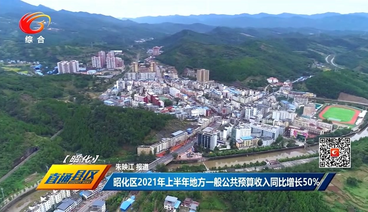 昭化区2021年上半年地方一般公共预算收入同比增长50%